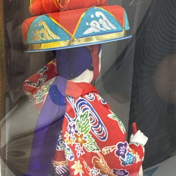 Ornament / Ryukyu Doll Fancy Large Kokeshi Okinawa Tropical Travel Souvenir Sigh - Picture 7 of 11